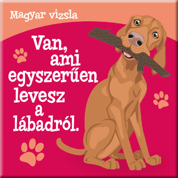 Vizsla hűtőmágnes - w&w