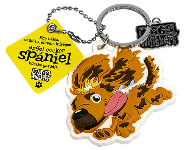 Cocker spániel kulcstartó - w&w