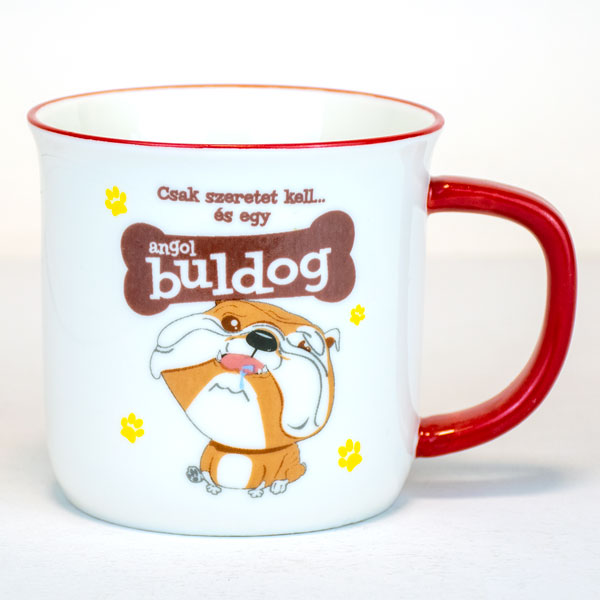 Angol Bulldog bögre
