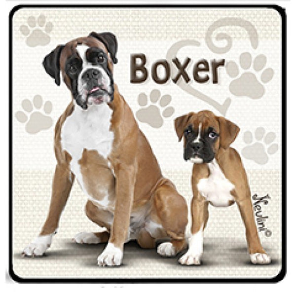 Boxer hűtőmágnes