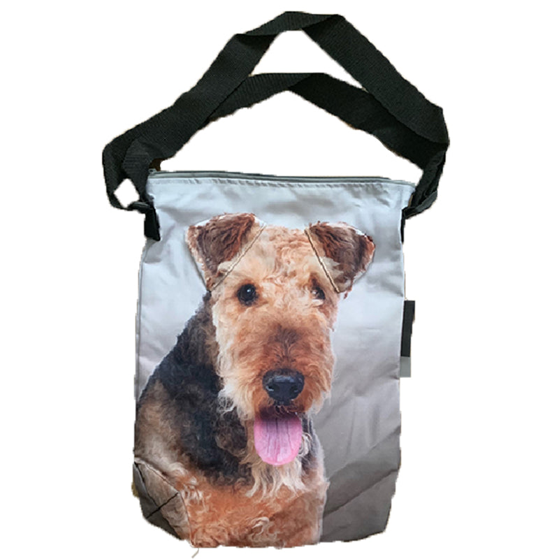 Airedale terrier kutyás 3D oldaltáska