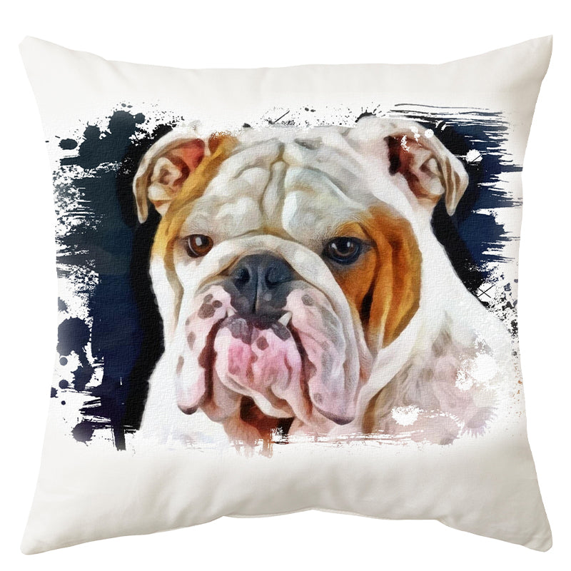 Angol Bulldog kutyás párna
