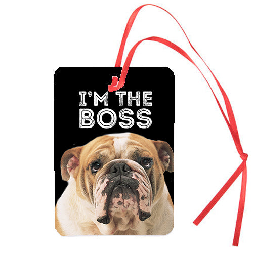 Angol Bulldog kutyás autóillatosító