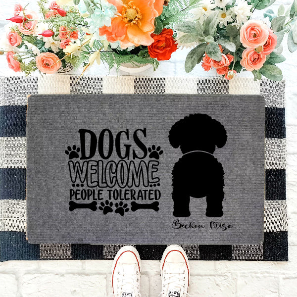 Bichon kutyás lábtörlő