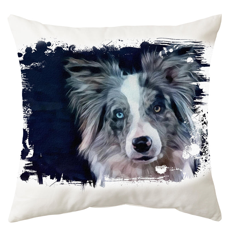 Border collie kutyás párna