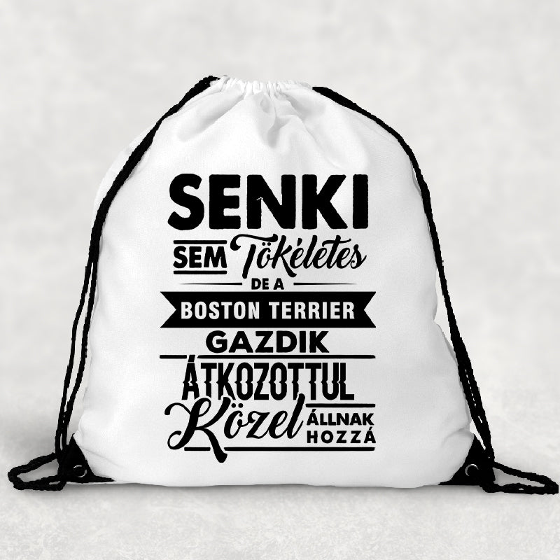 Boston terrier kutyás tornazsák