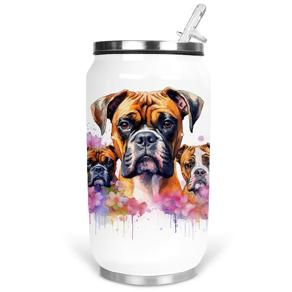 Boxer kutyás hőtartó termosz kulacs - 354 ml