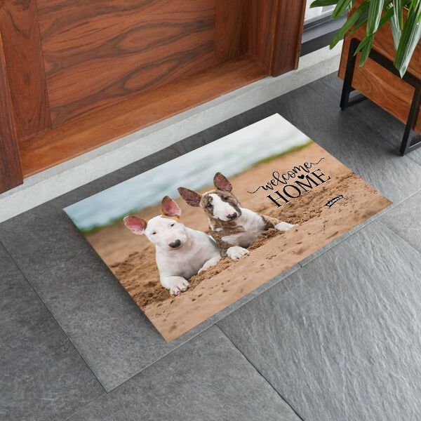 Bullterrier kutyás lábtörlő