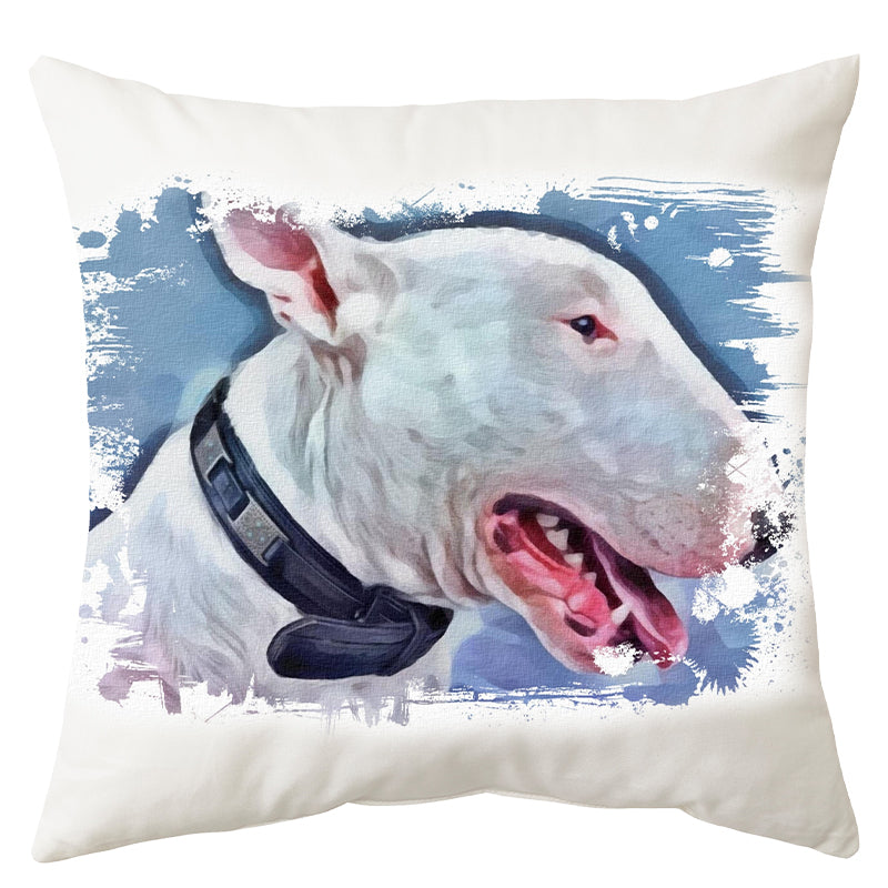 Bullterrier kutyás párna