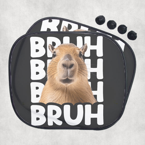 Capybara autós napellenző - Bruh