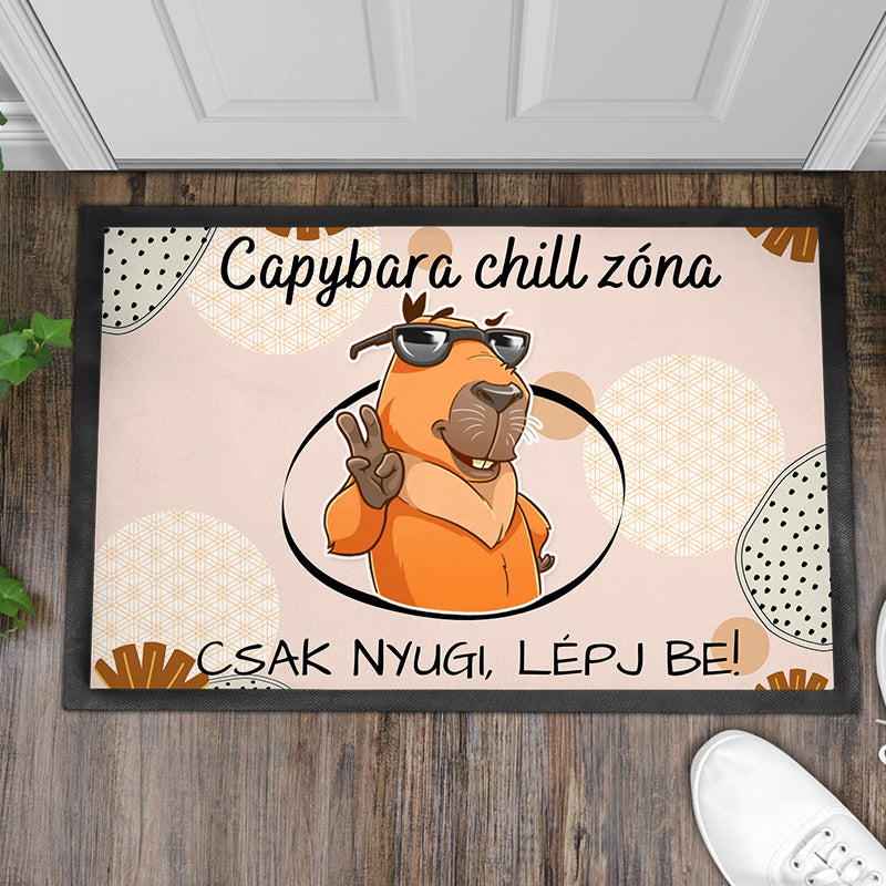 Capybarás lábtörlő