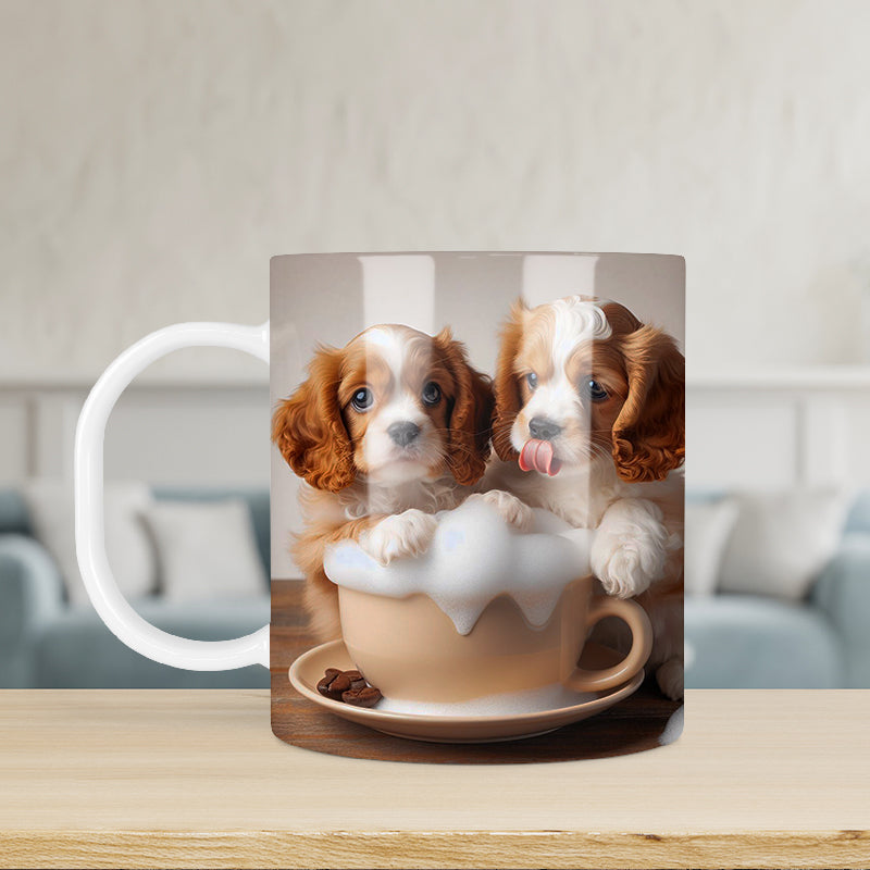 Cavalier King Charles spániel kutyás bögre