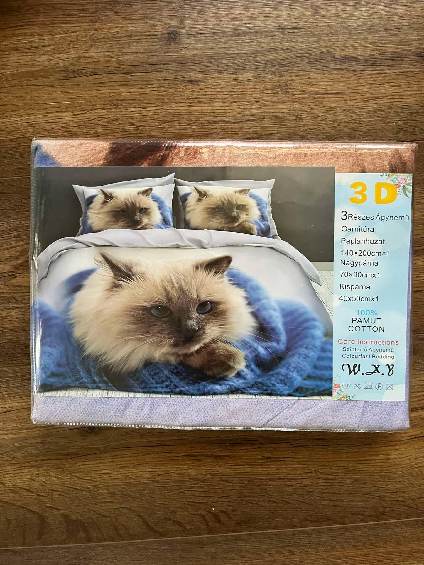 Macskás 3 részes ágyneműhuzat