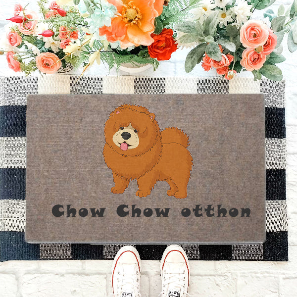 Chow Chow kutyás lábtörlő