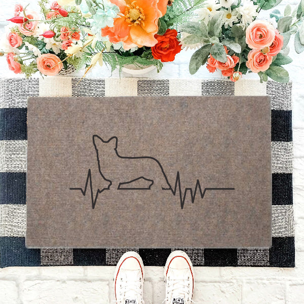 Corgi kutyás lábtörlő