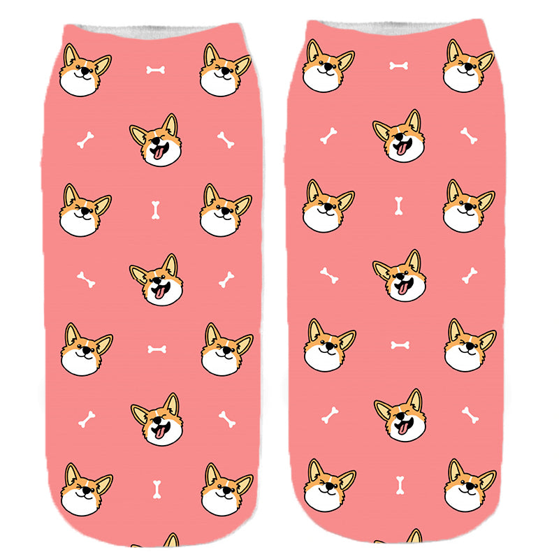 Corgi kutyás zokni