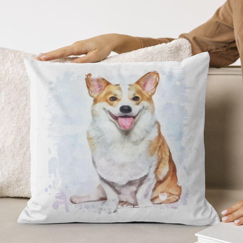 Corgi kutyás párna