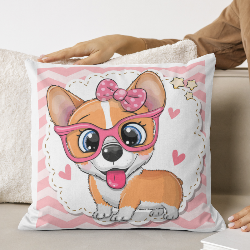 Corgi kutyás párna