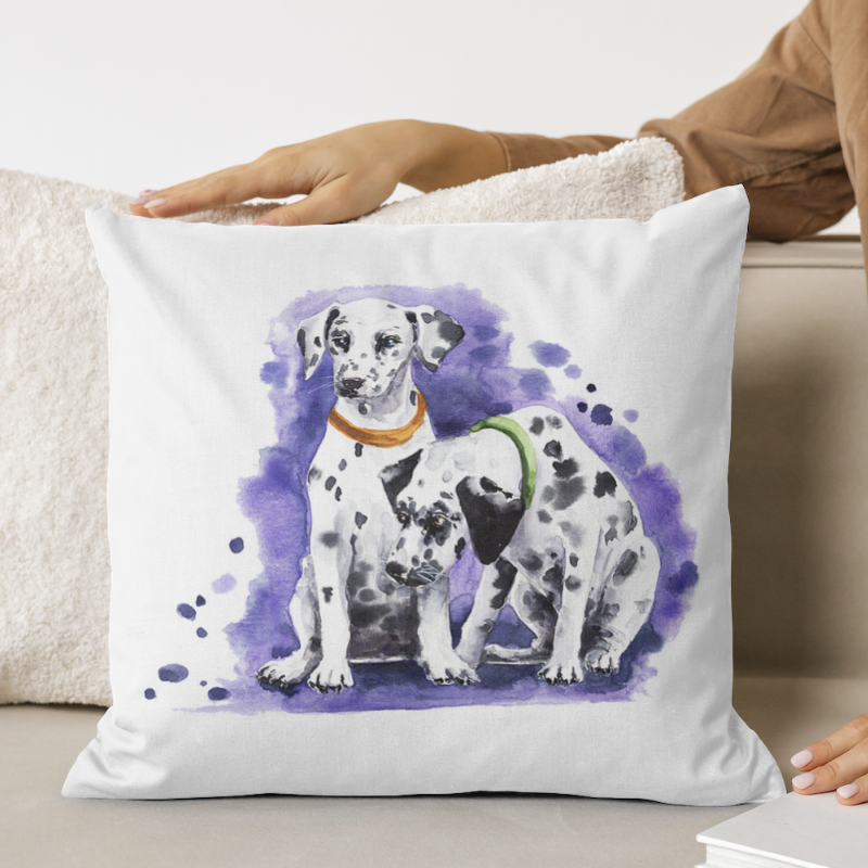 Dalmata kutyás párna
