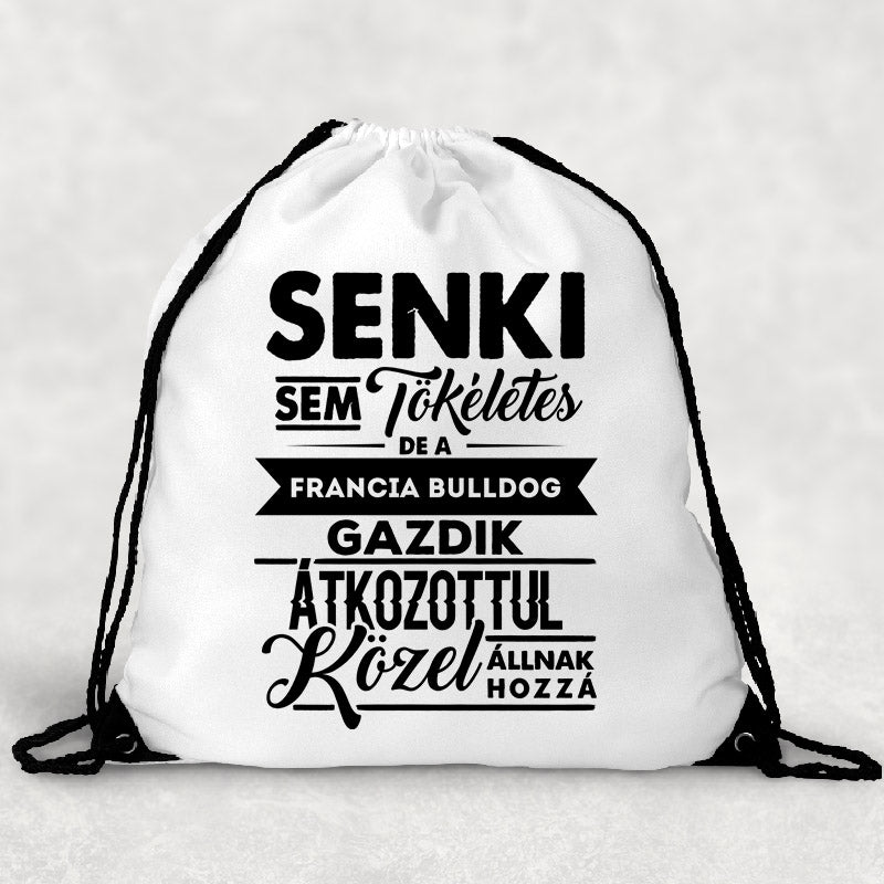 Francia Bulldog kutyás tornazsák