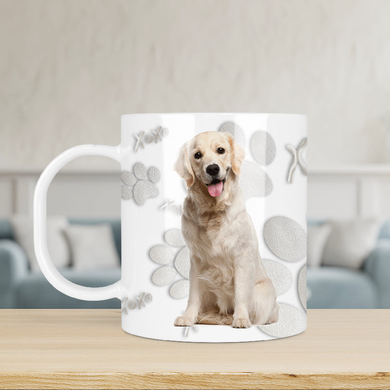 Golden retriever kutyás bögre 2
