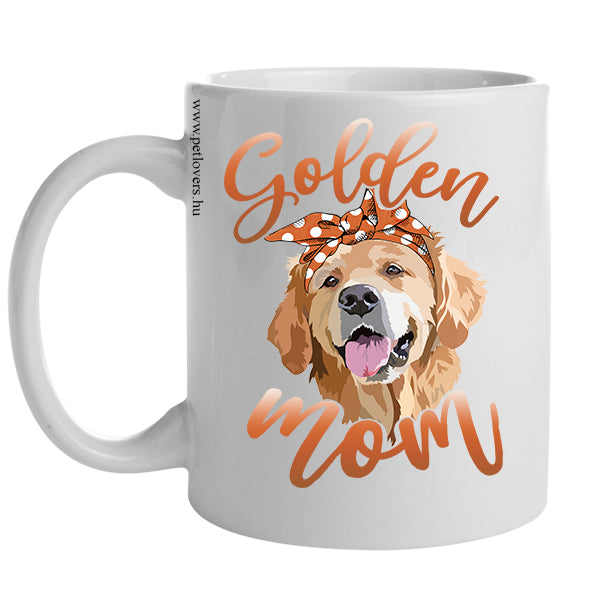 Golden retriever kutyás bögre 3