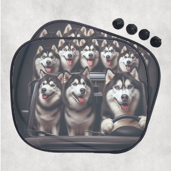Husky kutyás napellenző 1