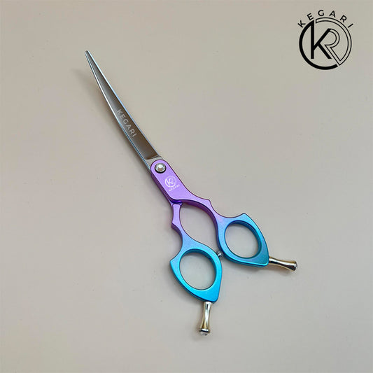 KEGARI Fusion Hajlított kutyakozmetikai olló 6,5”