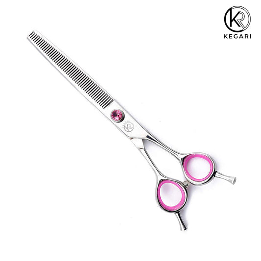 KEGARI Mirage Egyenes ritkító kutyakozmetikai olló 7,5”