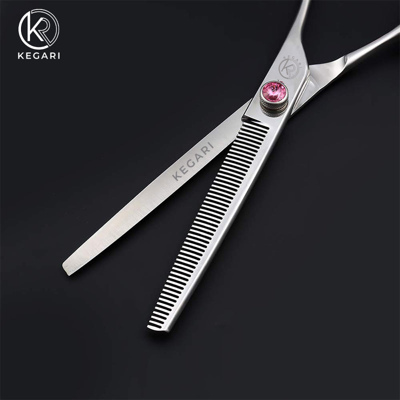 KEGARI Mirage Egyenes ritkító kutyakozmetikai olló