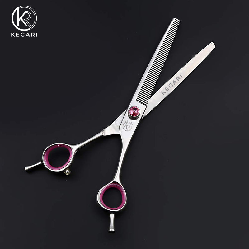 KEGARI Mirage Egyenes ritkító kutyakozmetikai olló