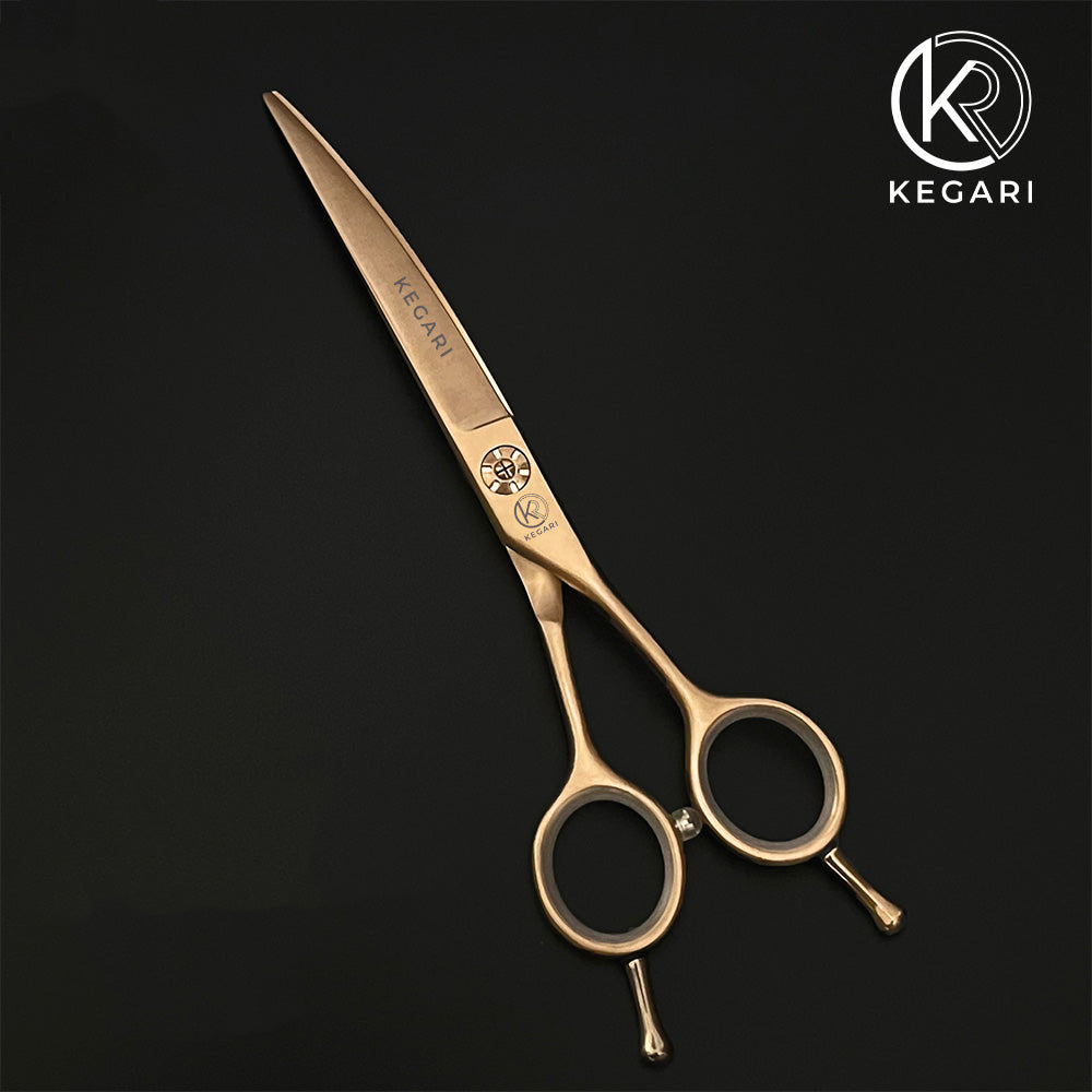 KEGARI Velvet Hajlított kutyakozmetikai olló