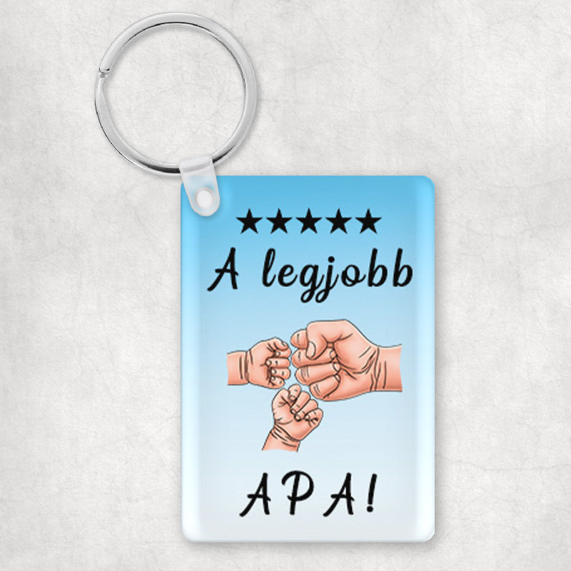 A legjobb Apa szerkeszthető kulcstartó