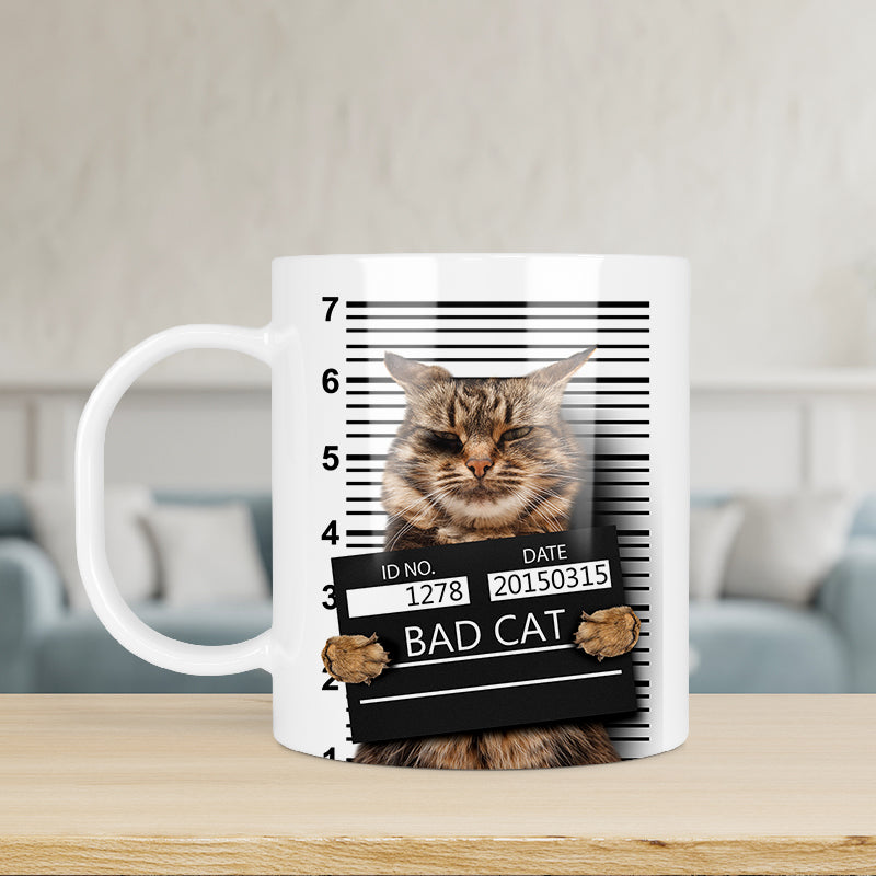 Macskás bögre - bad cat
