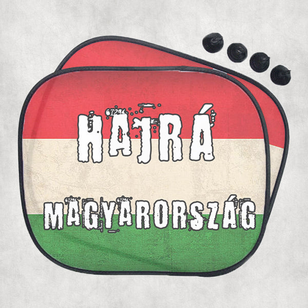 Magyarország autós napellenző - választható mintával