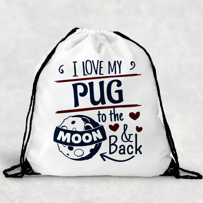 Mopsz kutyás tornazsák