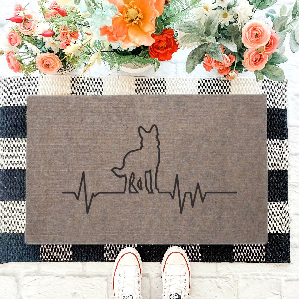 Németjuhász kutyás lábtörlő