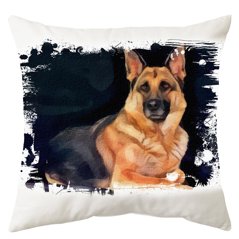 Németjuhász kutyás párna