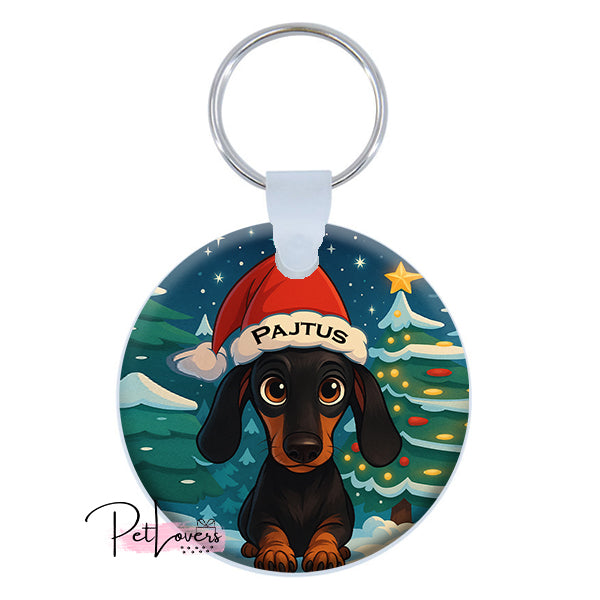 Pajtus karácsonyi kulcstartó