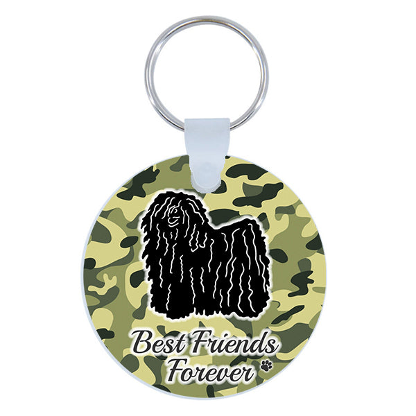 Puli kutyás kör kulcstartó