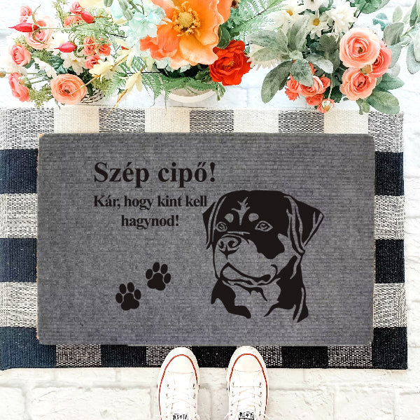 Rottweiler kutyás lábtörlő