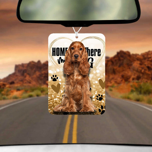 Spániel kutyás autóillatosító