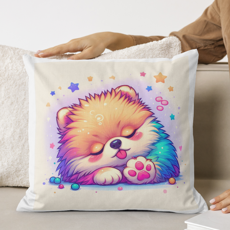 Pomerániai törpe spicc kutyás párna