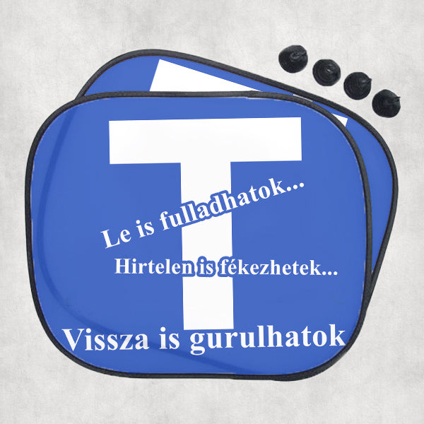 Vicces Tanuló vezető autós napellenző