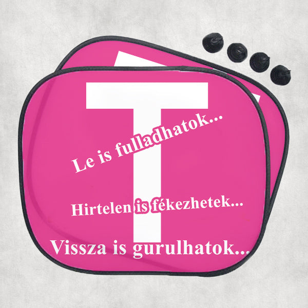 Vicces Tanuló vezető autós napellenző