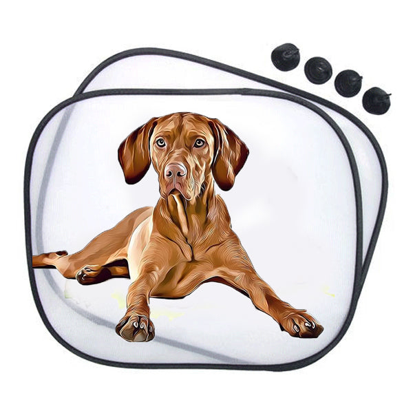 Vizsla kutyás autós napellenző 3
