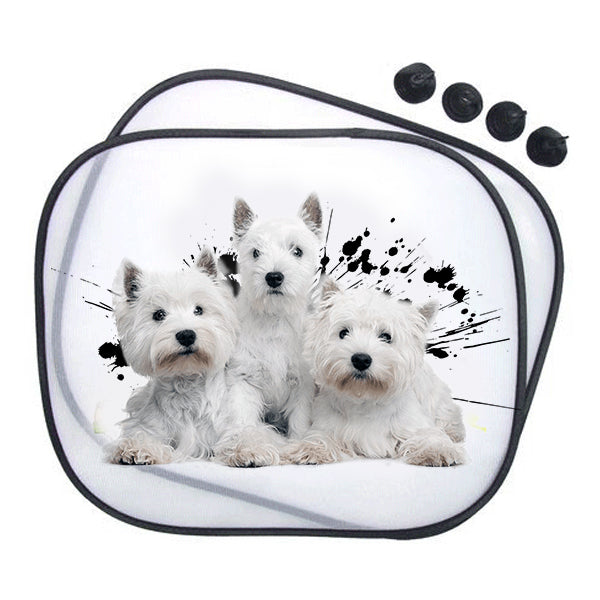 Westie kutyás napellenző 2