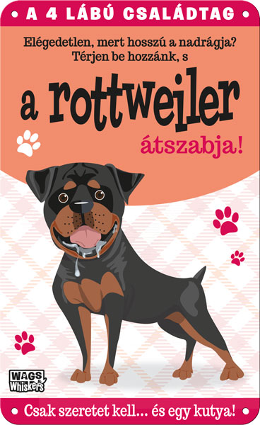 Rottweiler fém ajtótábla