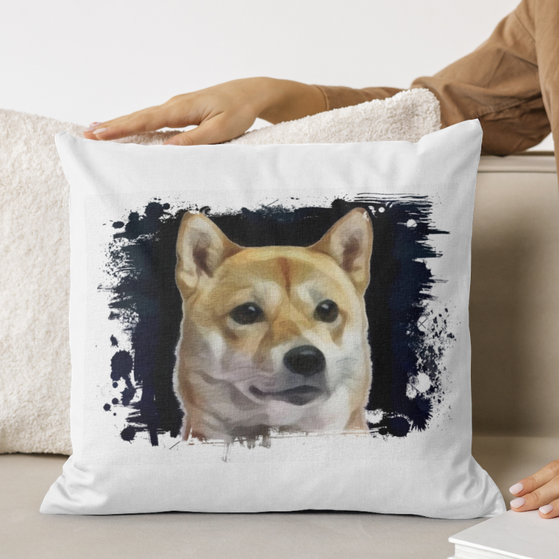 Akita Inu kutyás párna