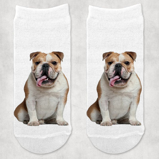 Angol bulldog kutyás zokni - választható mintával